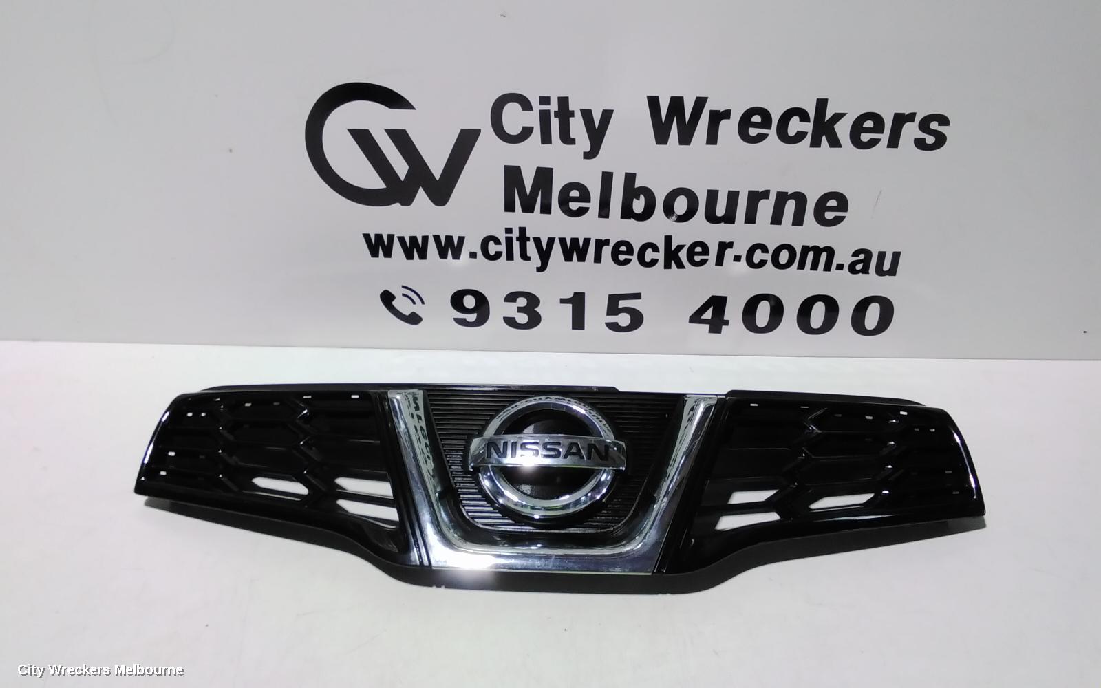 NISSAN DUALIS GRILLE, RADIATOR GRILLE, J10, NON CAMERA TYPE, 04/2010 - 05/2014 - Image 2