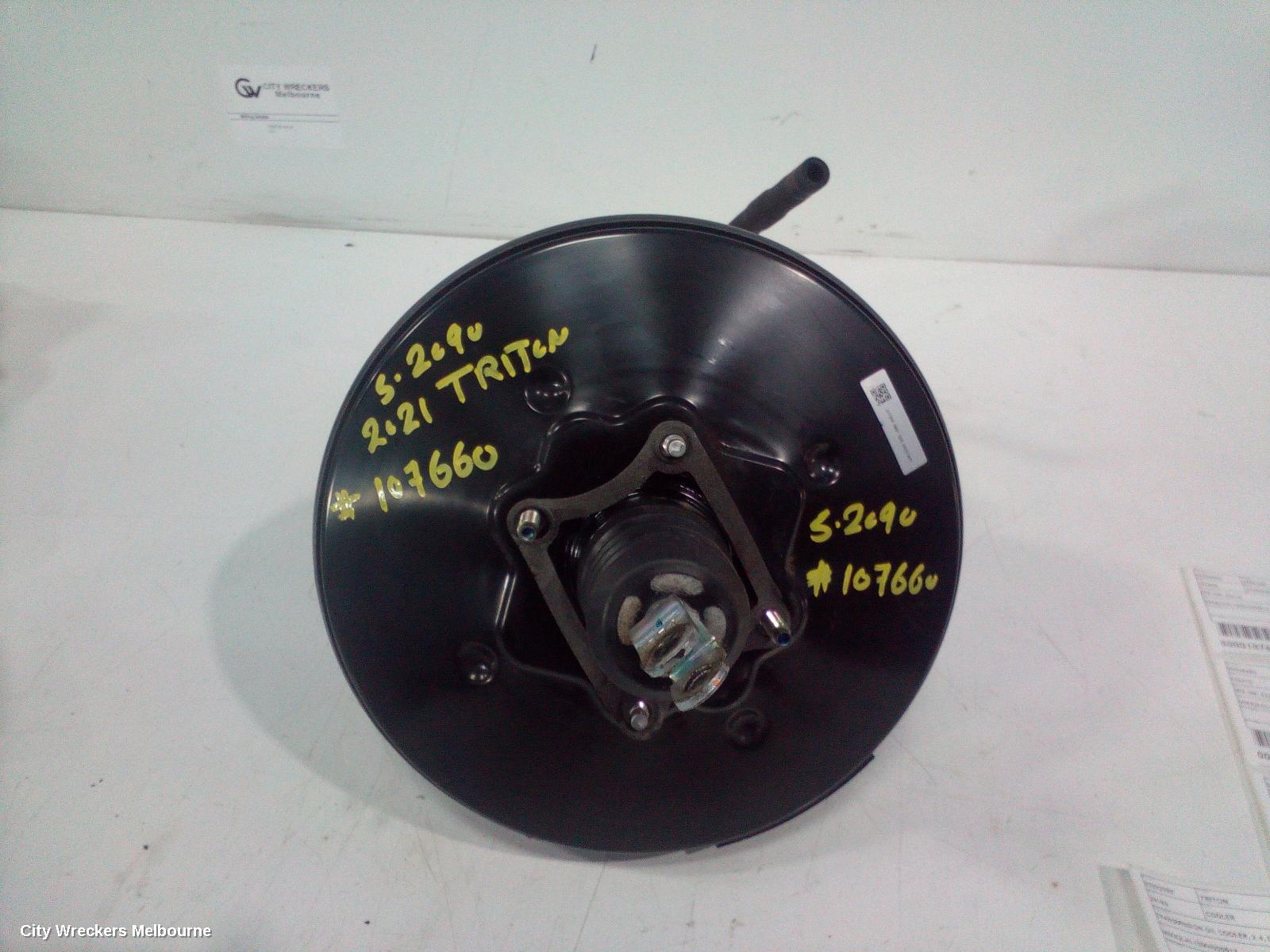 MITSUBISHI TRITON BRAKE BOOSTER, AUTO, 4WD, DIESEL, 2.4, 4N15, TURBO, 6 SPEED, MR, 11/2018 ONWARDS - Image 2