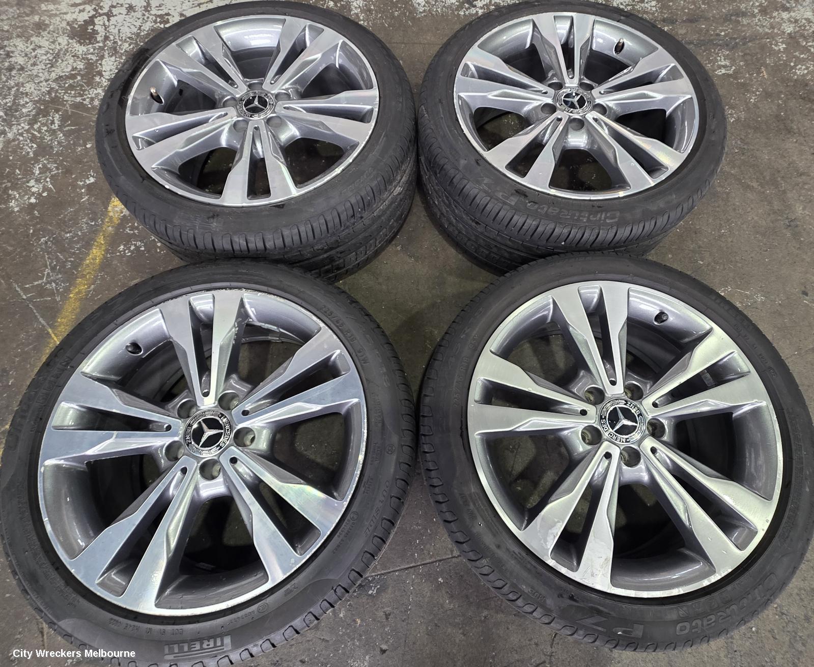 MERCEDES C CLASS WHEEL MAG, FACTORY, 18X7.5IN, 22R STAMPED ON WHEEL, FRONT, W205/S205, 06/2014 - 09/2021 - Image 2