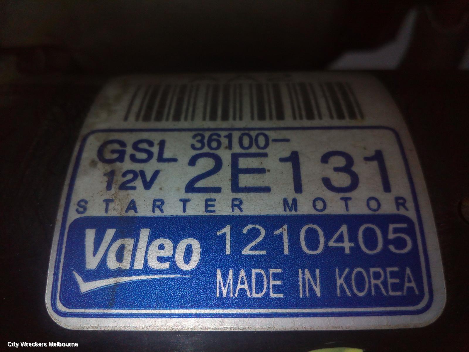 HYUNDAI I30 STARTER, PETROL, 1.8/2.0, 13 TEETH TYPE, GD, 03/2012 - 02/2017 - Image 3