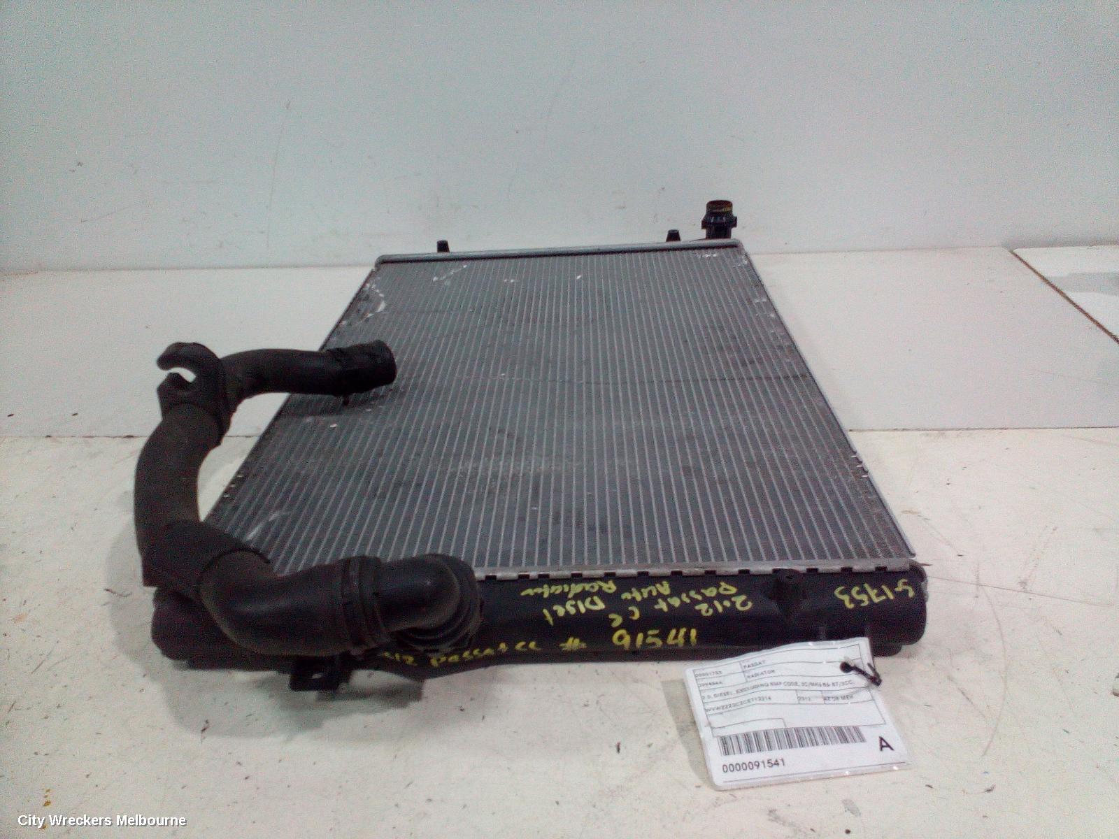 VOLKSWAGEN PASSAT RADIATOR, 2.0, DIESEL, EXCLUDING BMP CODE, 3C/MK6 B6-B7/3CC, 03/2006 - 12/2016 - Image 3
