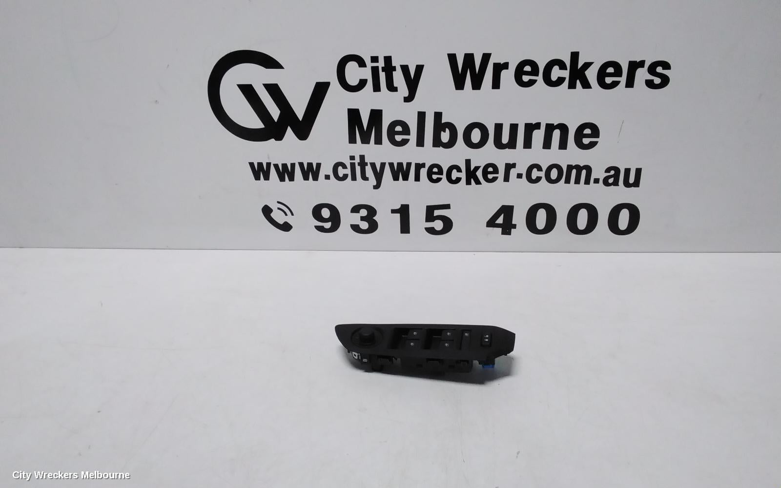 HOLDEN TRAX PWR DR WIND SWITCH, RH FRONT (MASTER SWITCH), SQUARE STYLE PLUG, TJ SERIES, 09/2016 - 12/2020 - Image 1
