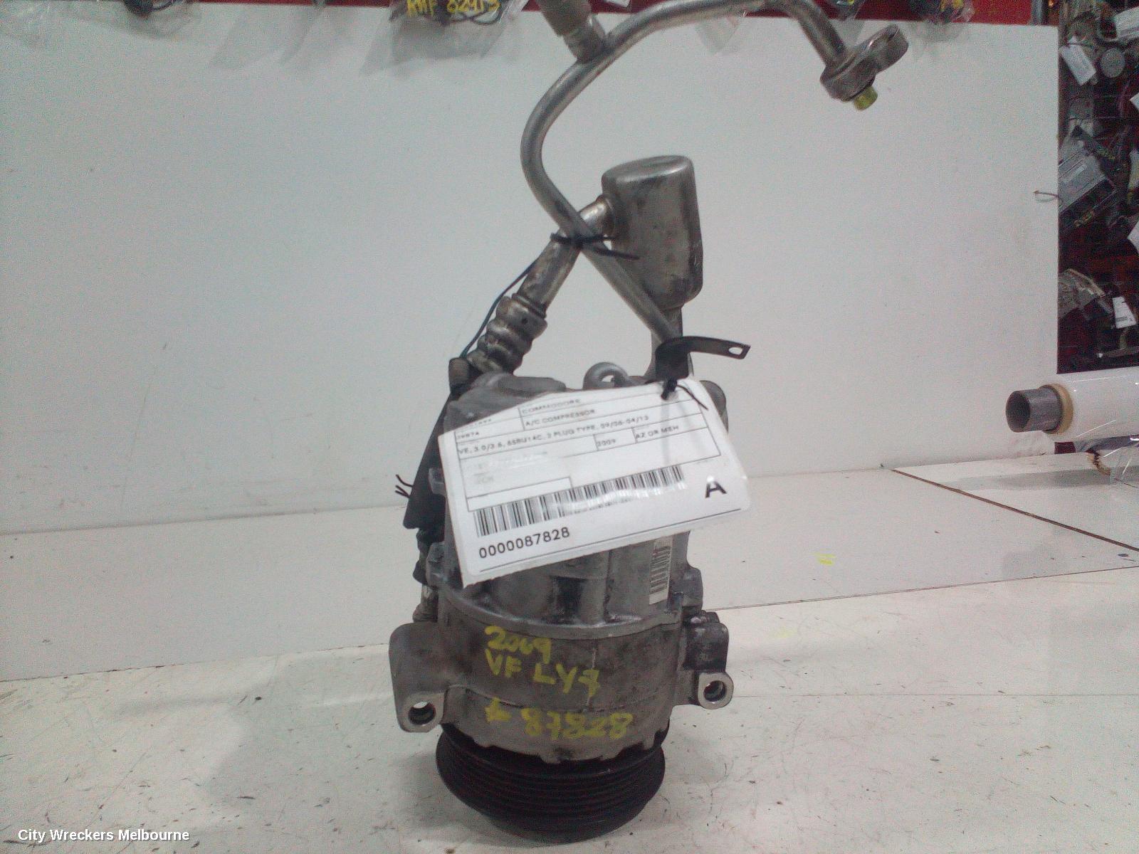 HOLDEN COMMODORE A/C COMPRESSOR, VE, 3.0/3.6, 6SBU16C, 2 PLUG TYPE, 09/2006 - 05/2013 - Image 3