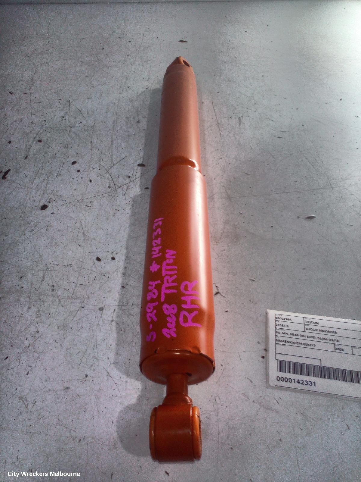 MITSUBISHI TRITON SHOCK ABSORBER, ML-MN, REAR (RH SIDE), 06/2006 - 04/2015 - Image 1
