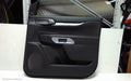 FORD RANGER DOOR TRIM, RA, RH FRONT, LEATHER, BLACK, W/ WHITE STITCHING, 05/2022 ONWARDS - Image 1