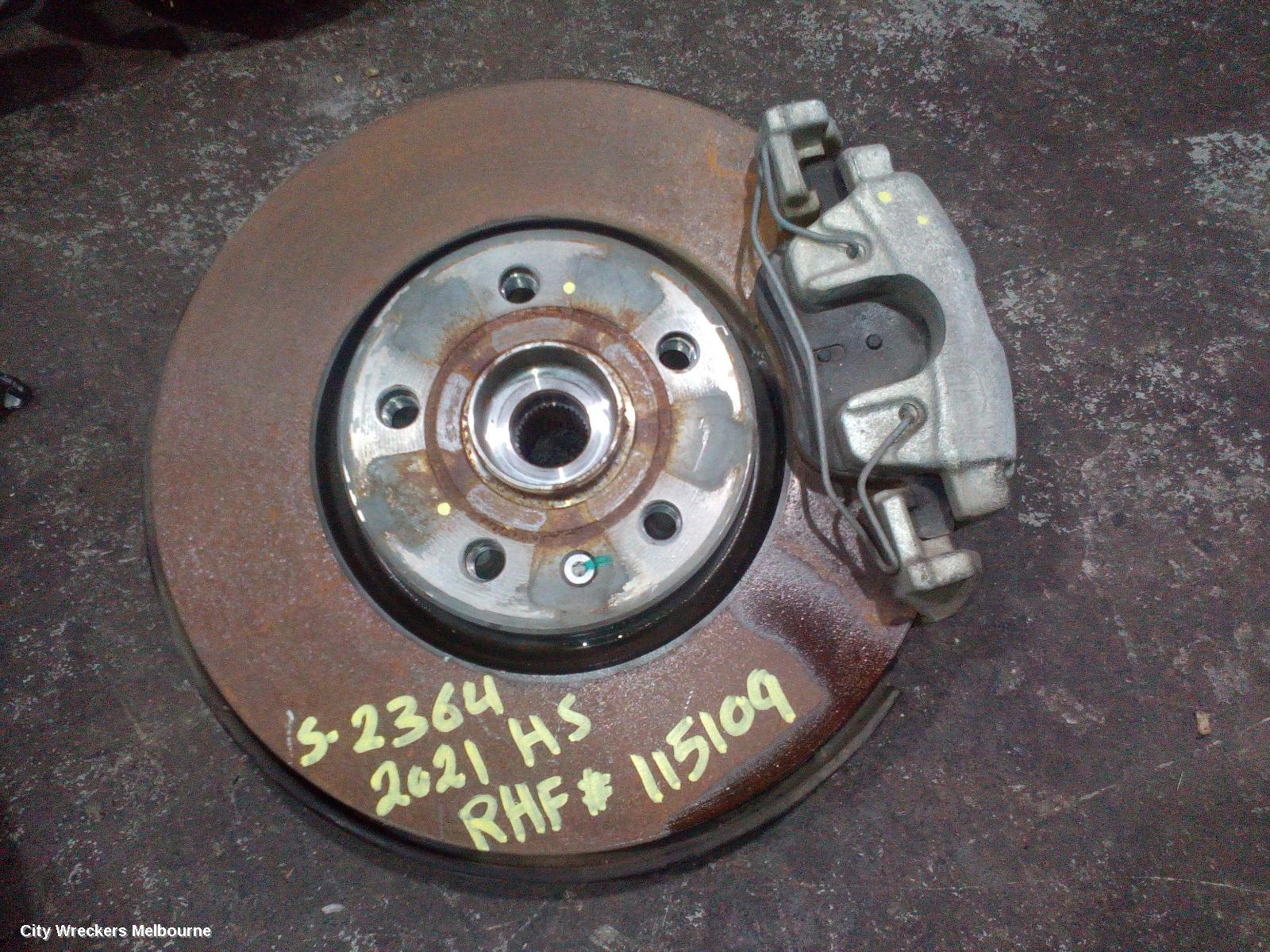 MG HS RIGHT FRONT HUB ASSEMBLY, SAS23, 08/2019 - 12/2024 - Image 2