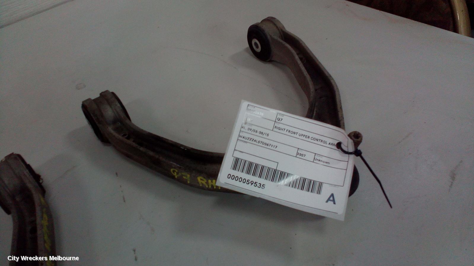 AUDI Q7 RIGHT FRONT UPPER CONTROL ARM, 4L, 09/2006 - 08/2015 - Image 2