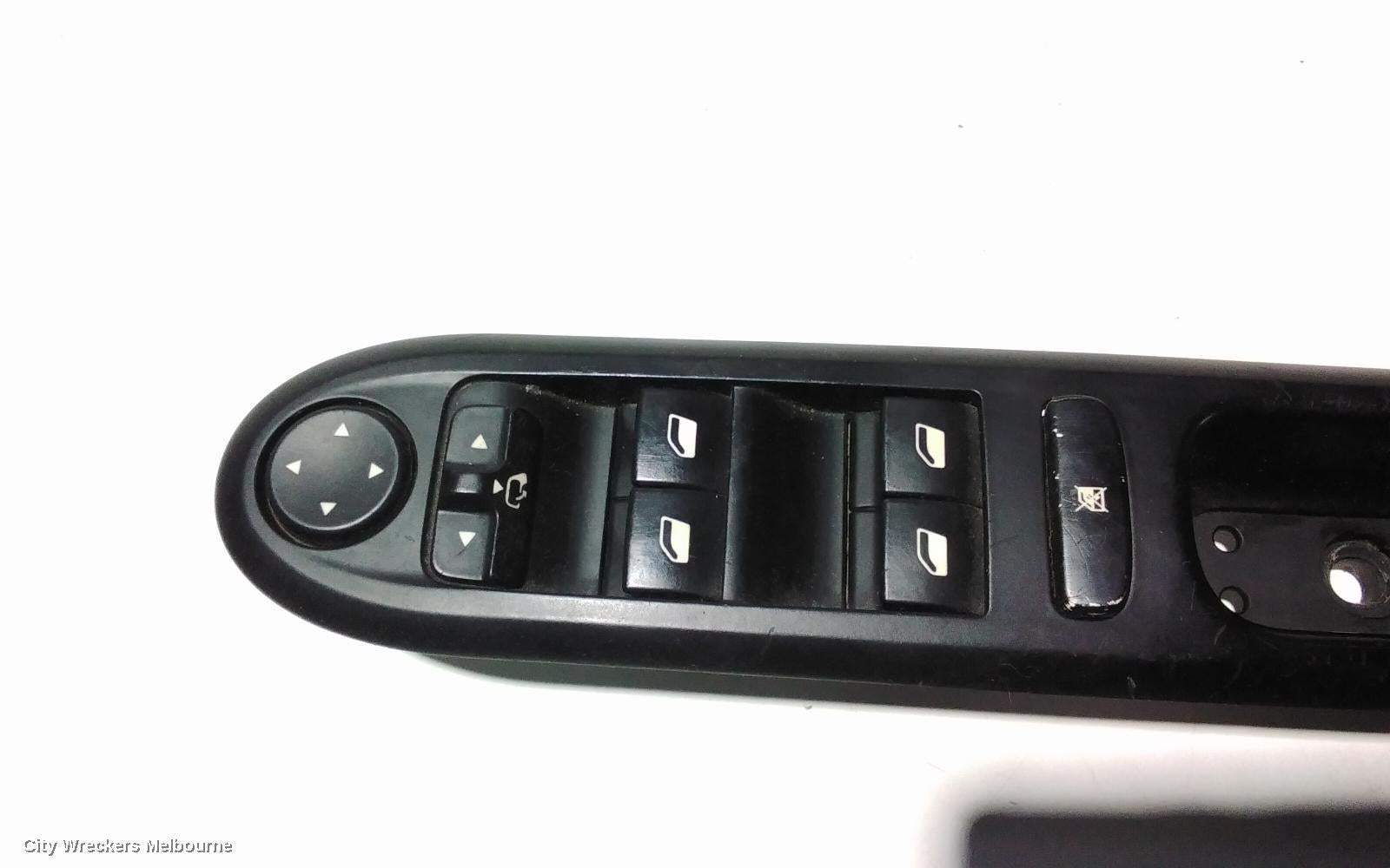 PEUGEOT 407 PWR DR WIND SWITCH, RH FRONT (MASTER SWITCH), SEDAN/WAGON, 09/2004 - 12/2011 - Image 2