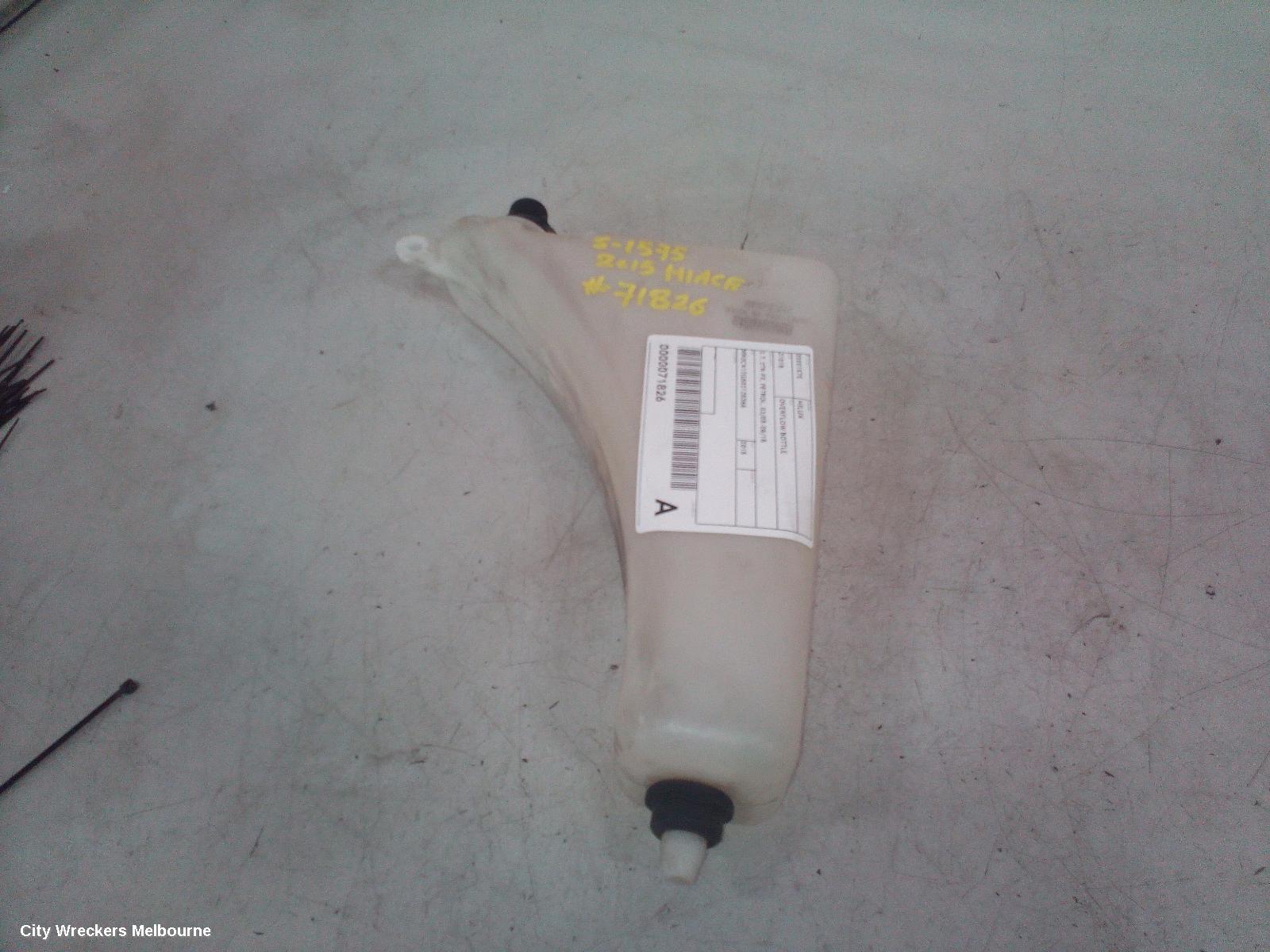 TOYOTA HILUX OVERFLOW BOTTLE, 2.7, 2TR-FE, PETROL, 03/2005 - 08/2015 - Image 2