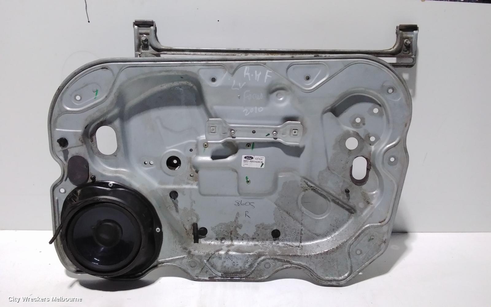 FORD FOCUS RIGHT FRONT WINDOW REG/MOTOR, LV, XR5, 06/2008 - 07/2011 - Image 1