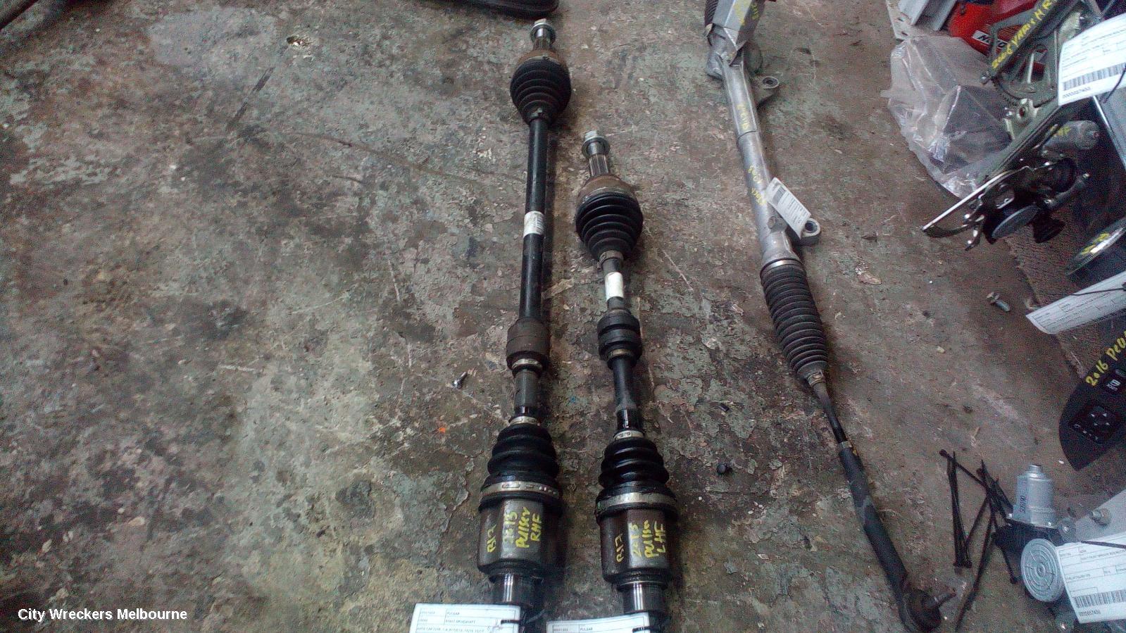NISSAN PULSAR LEFT DRIVESHAFT, AUTO T/M TYPE, 1.8, B17/C12, 12/2012 - 12/2017 - Image 2