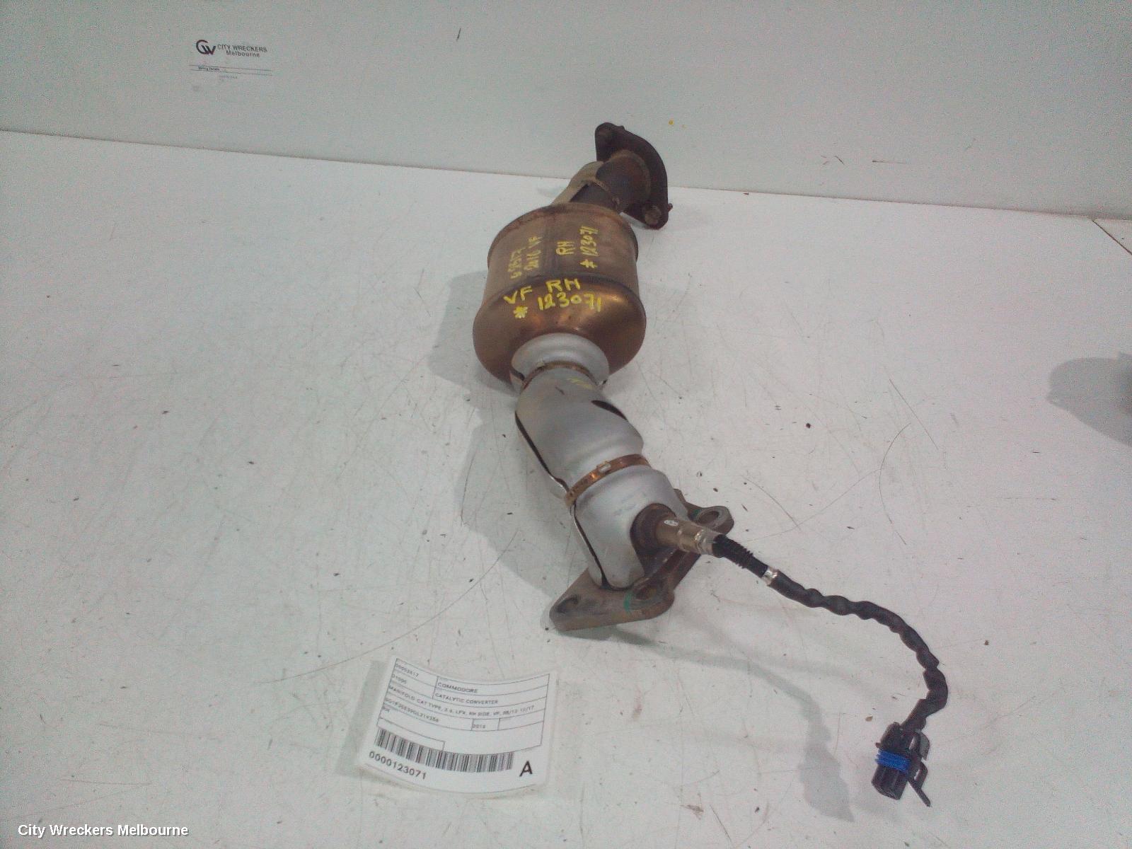HOLDEN COMMODORE CATALYTIC CONVERTER, MANIFOLD-CAT TYPE, 3.6, LFX, RH SIDE, VF, 05/2013 - 12/2017 - Image 2