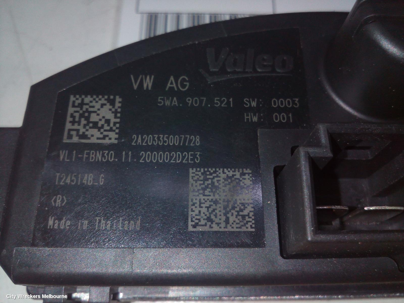 VOLKSWAGEN TIGUAN FAN SPEED RESISTOR, 5NA, 06/2016 - 02/2024 - Image 1