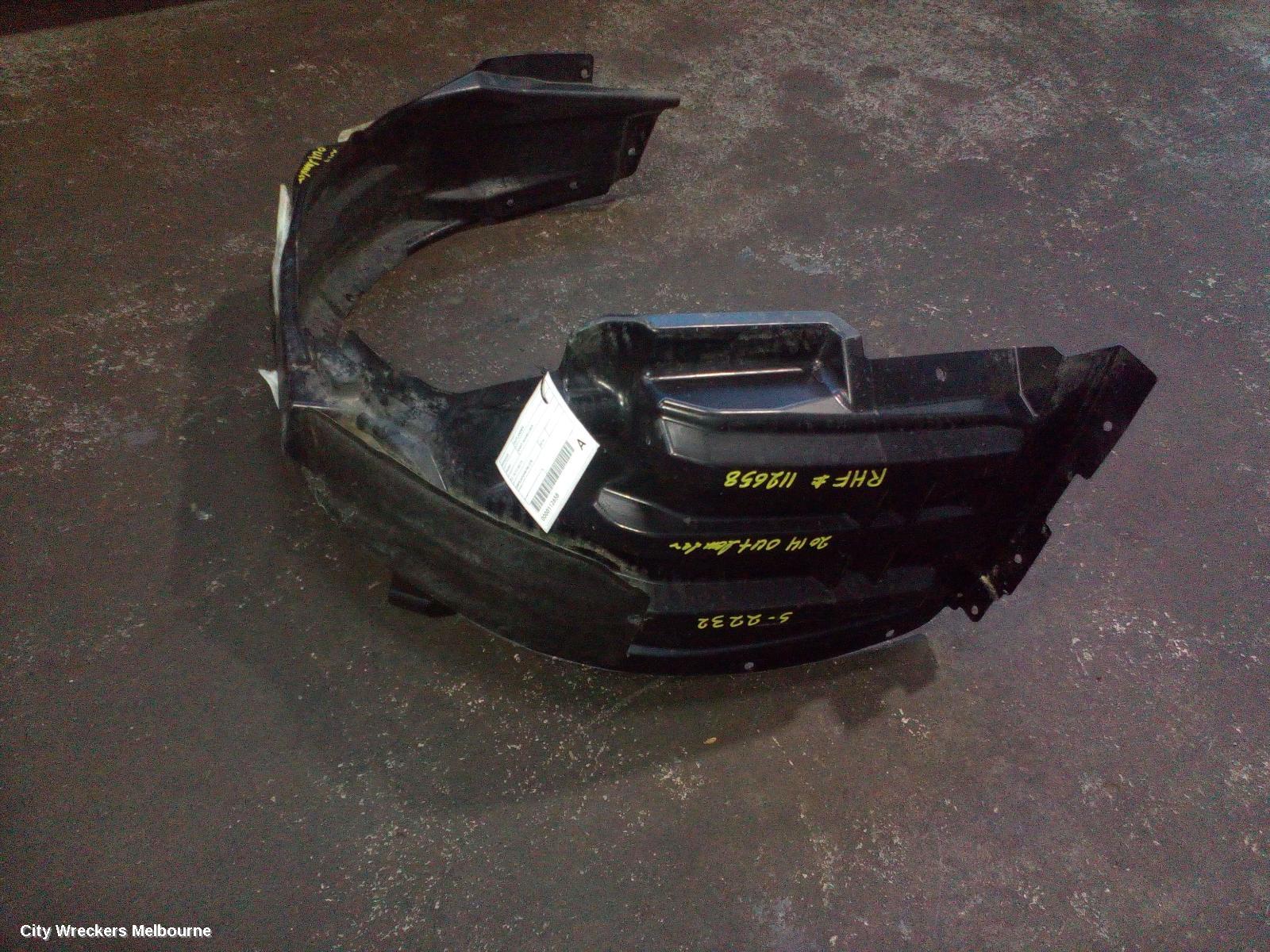 MITSUBISHI OUTLANDER RIGHT GUARD LINER, ZJ-ZL, 10/2013 - 07/2021 - Image 2