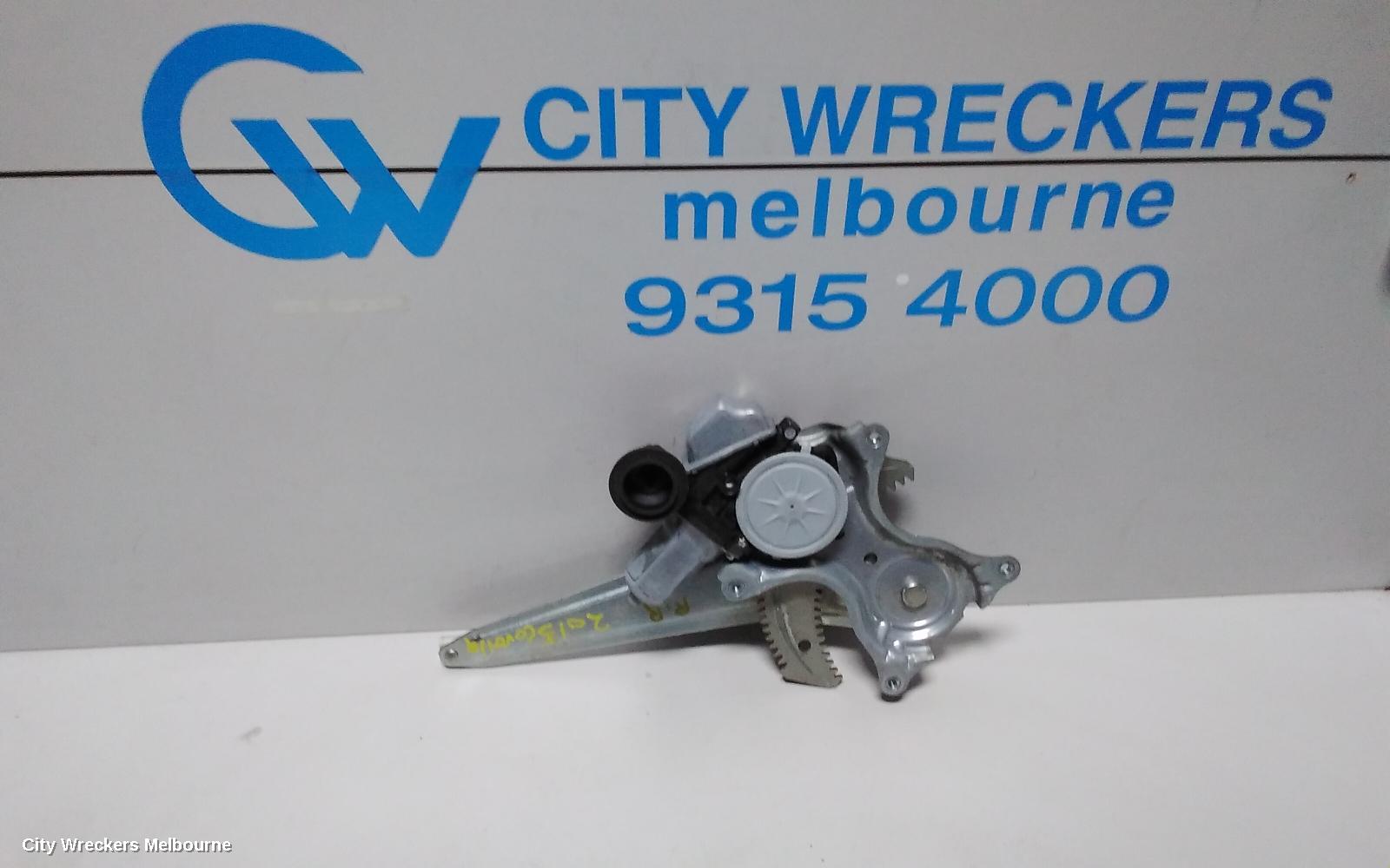 TOYOTA COROLLA RIGHT REAR WND REG/MOTOR, ZRE182R, HATCH, 10/2012 - 06/2018 - Image 1