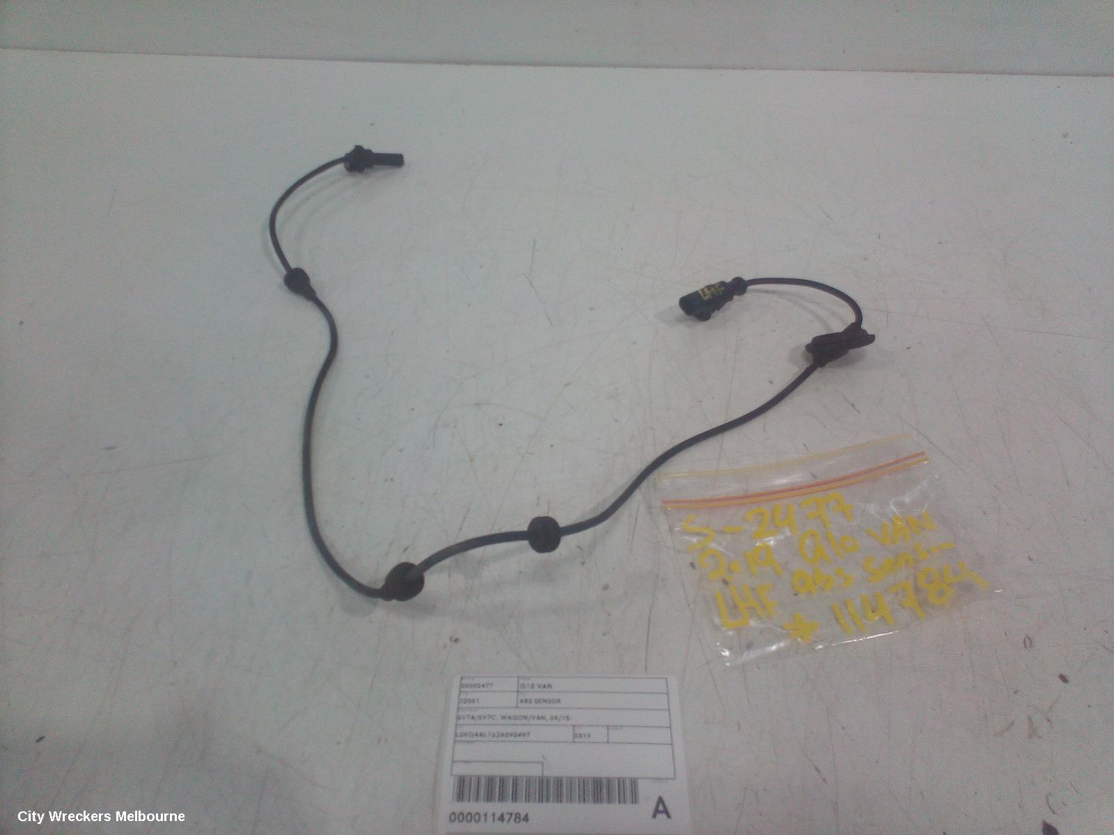 LDV G10 ABS SENSOR, SV7A/SV7C, WAGON/VAN, 04/2015 ONWARDS - Image 1