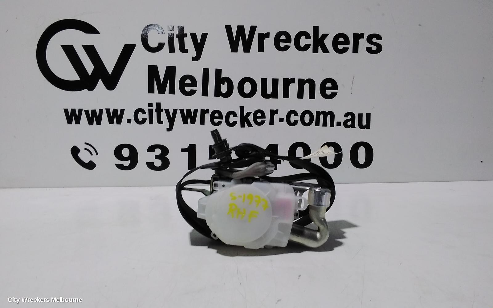 SUZUKI SWIFT SEATBELT/STALK, RH FRONT, SEAT BELT ONLY, FZ, 08/2010 - 03/2017 - Image 1