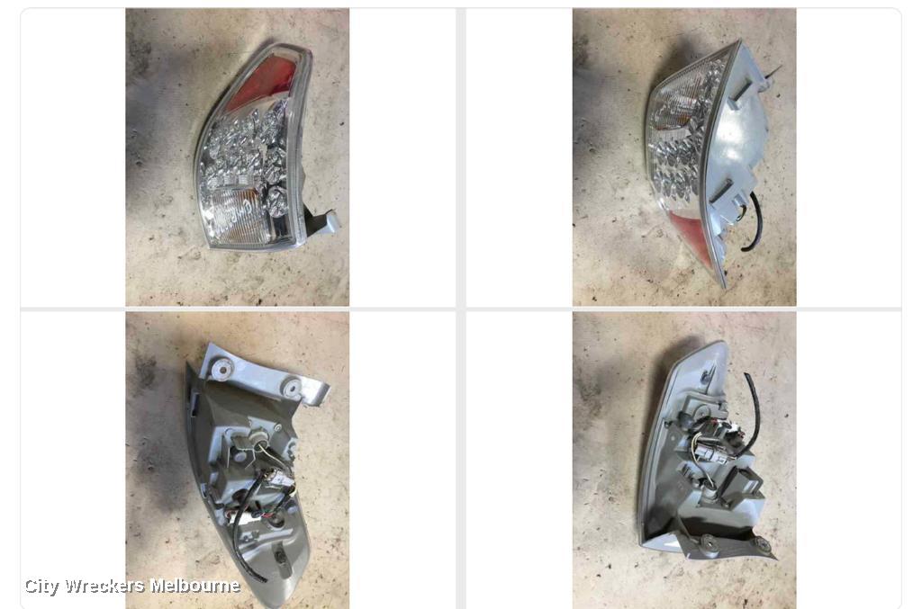 SUBARU IMPREZA LEFT TAILLIGHT, G3, HATCH, IN BODY, 04/2007 - 11/2011 - Image 1