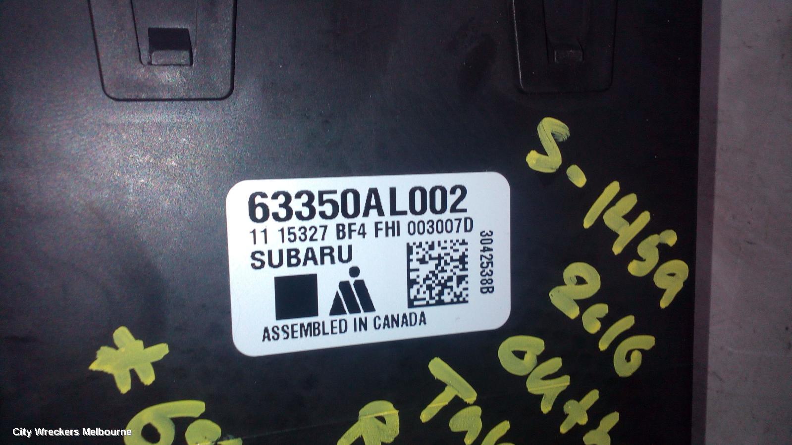 SUBARU OUTBACK TAILGATE REGULATOR, 6TH GEN, 08/2014 ONWARDS - Image 1