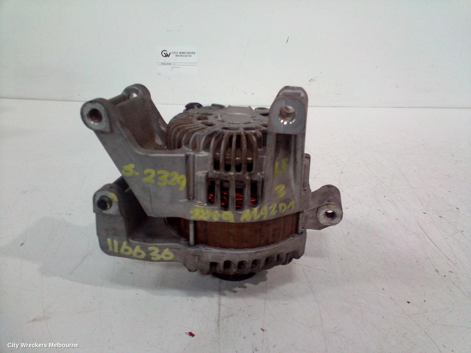 MAZDA 3 ALTERNATOR, PETROL, 2.0, LF, BL (VIN 8TH = F), 04/2009 - 10/2013 - Image 1
