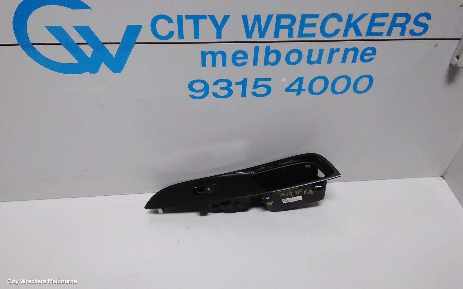 HOLDEN COMMODORE PWR DR WIND SWITCH, LH FRONT, VF, 05/2013 - 12/2017 - Image 1