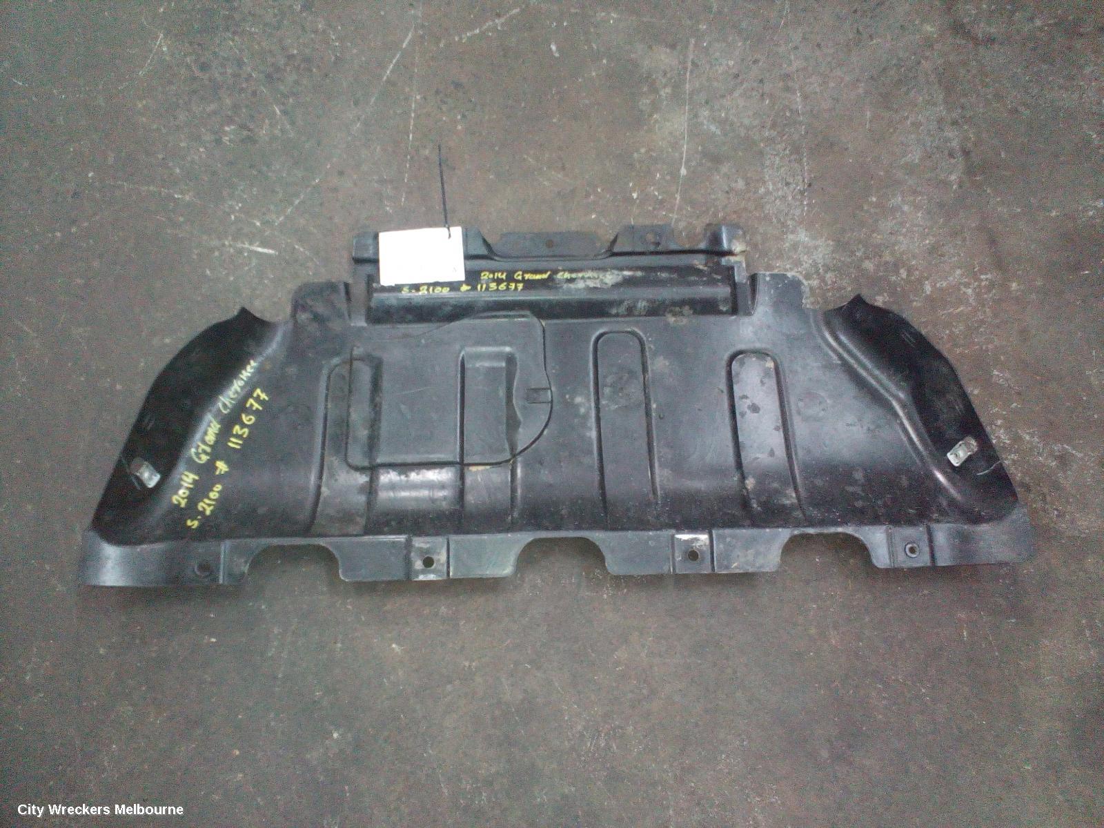 JEEP GRANDCHEROKEE LOWER ENGINE SPLASH TRAY, WK, 10/2010 - 02/2022 - Image 1
