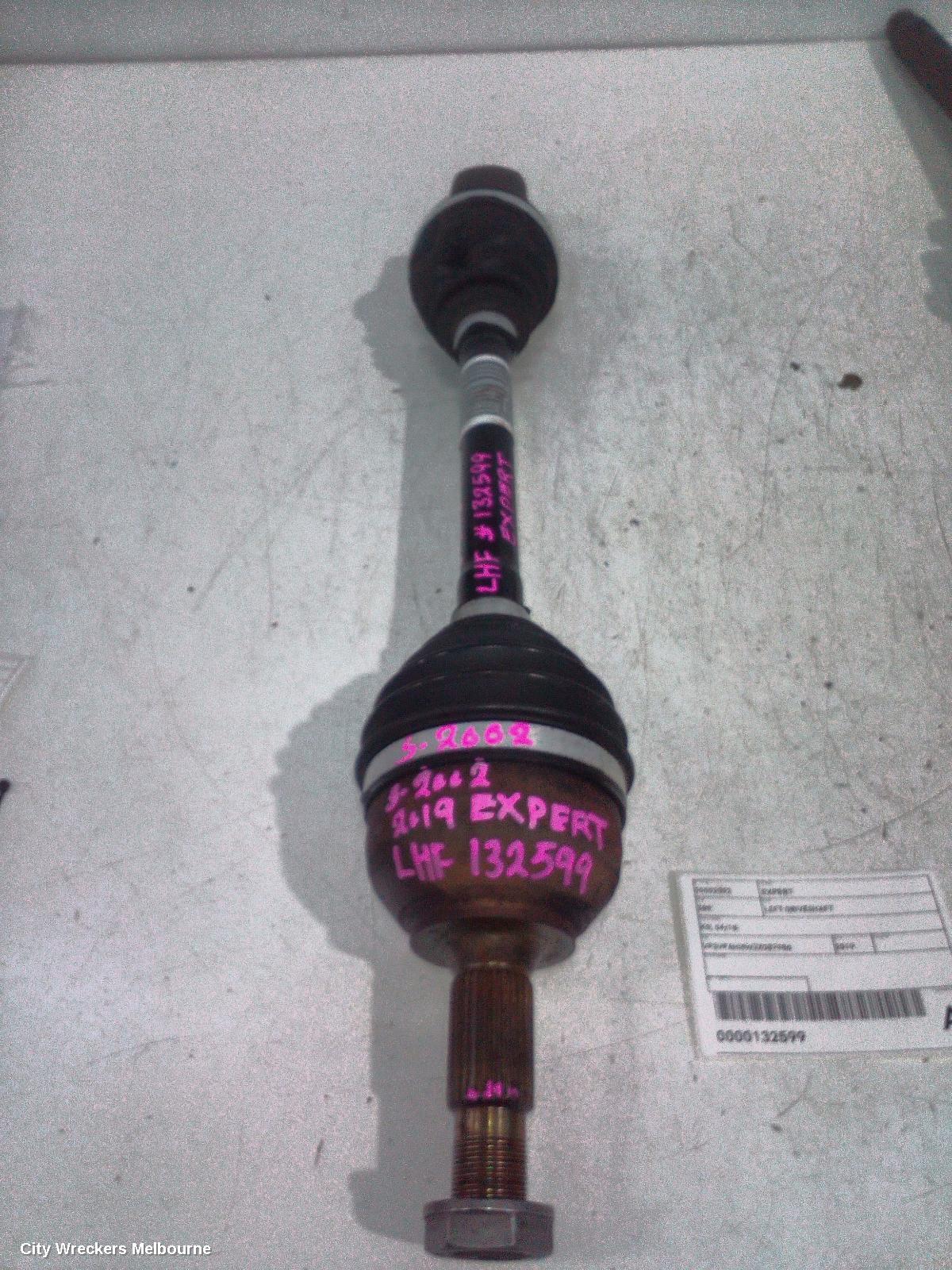 PEUGEOT EXPERT LEFT DRIVESHAFT, K0, 04/2018 ONWARDS - Image 1
