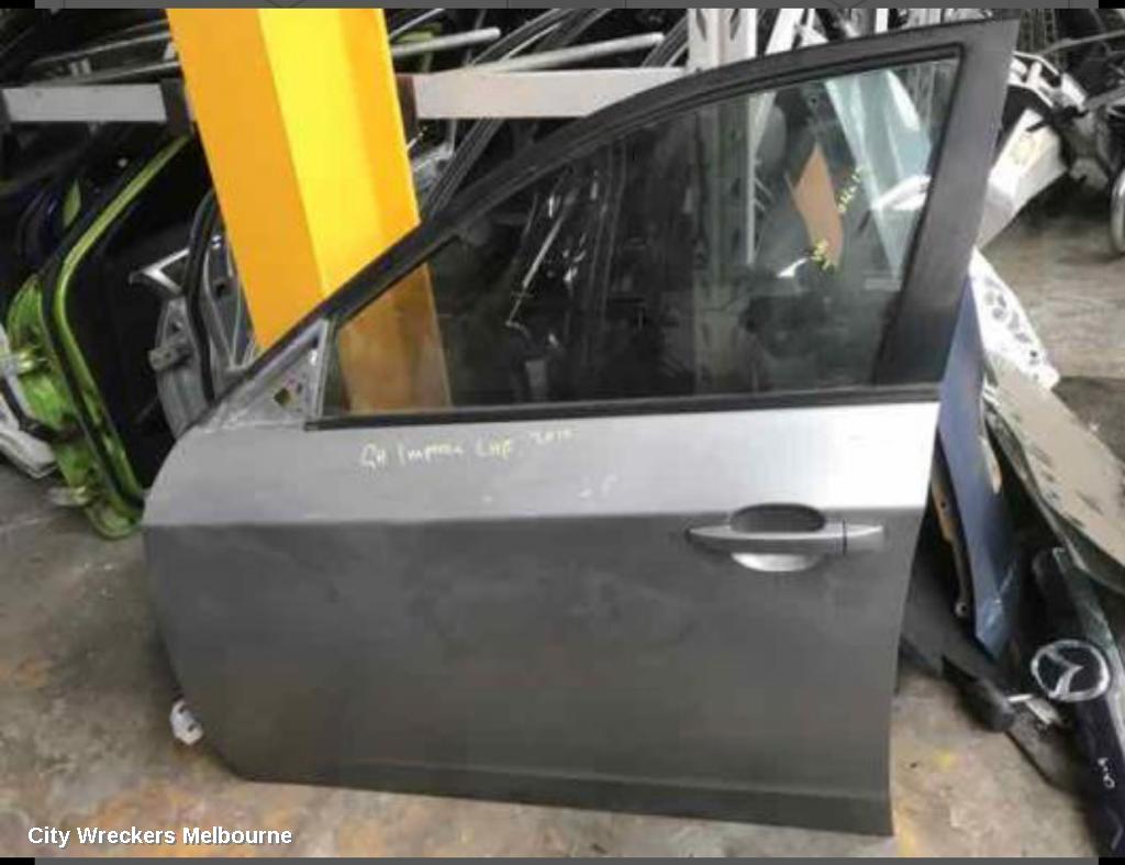 SUBARU IMPREZA LEFT FRONT DOOR, G3, SEDAN/HATCH, R/RX/RS/XV, 04/2007 - 11/2011 - Image 1