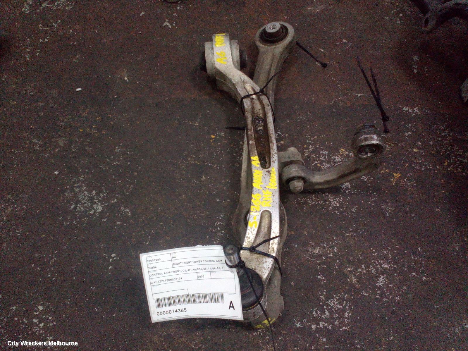 AUDI A6 RIGHT FRONT LOWER CONTROL ARM, CONTROL ARM-FRONT, C6/4F, A6/RS6/S6, 11/2004 - 06/2011 - Image 2