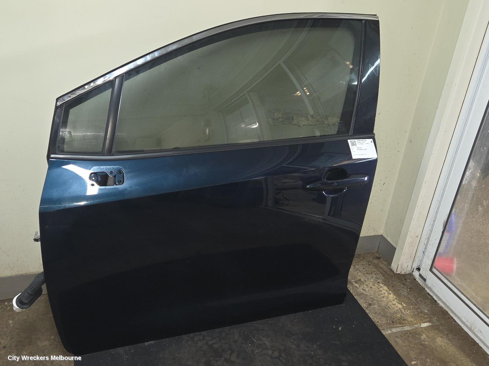 TOYOTA COROLLA LEFT FRONT DOOR, E210, HATCH/SEDAN, 07/2018 ONWARDS - Image 2