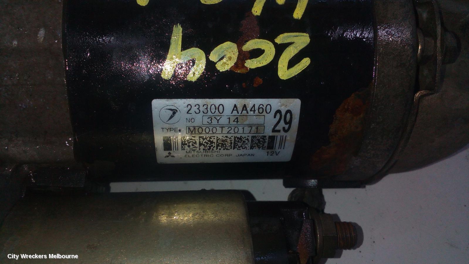 SUBARU LIBERTY STARTER, PETROL, EJ22/EJ20/EJ25, NON TURBO, AUTO, 4/6 SPEED, SERIES 1-5TH GEN, 12/1989 - 11/2014 - Image 1