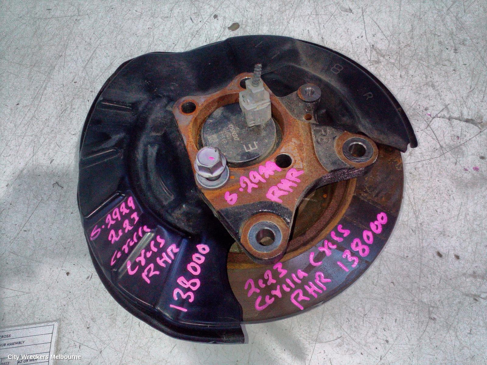 TOYOTA COROLLA CROSS RIGHT REAR HUB ASSEMBLY, XG10, 2WD, 01/2022 ONWARDS - Image 3