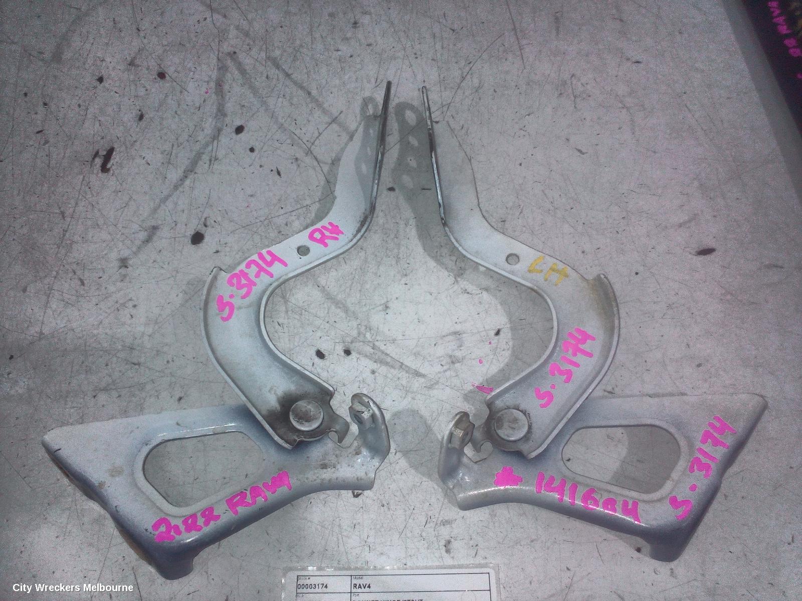 TOYOTA RAV4 BONNET HINGE/STRUT, XA50, HINGE (PAIR), 11/2018 ONWARDS - Image 2