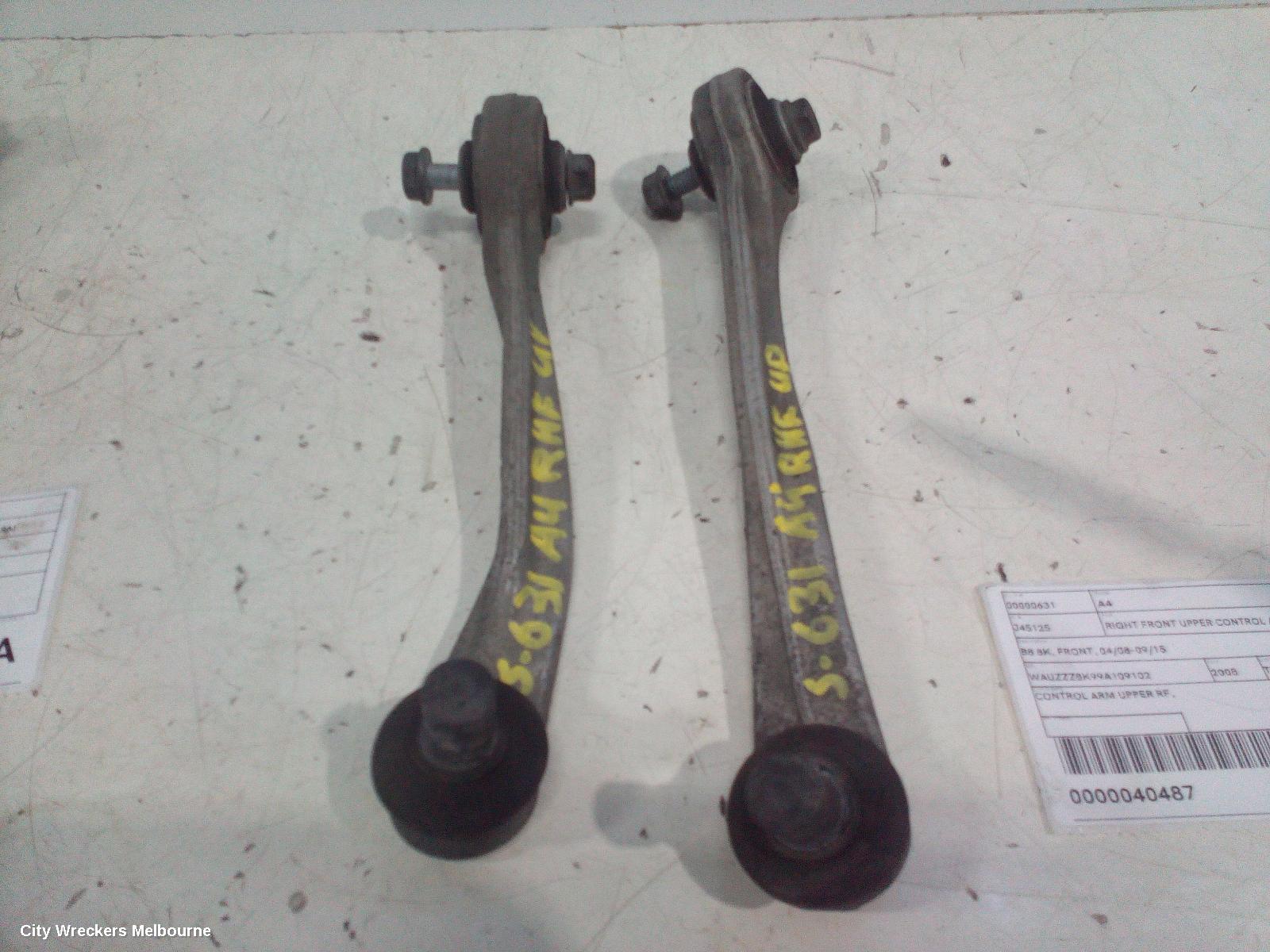 AUDI A4 RIGHT FRONT UPPER CONTROL ARM, B8 8K, FRONT, 04/2008 - 09/2015 - Image 1