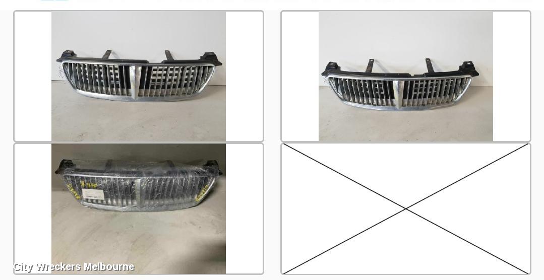 NISSAN PULSAR GRILLE, N16 SI, SEDAN, VERTICAL SLAT TYPE, 07/2000 - 07/2003 - Image 1