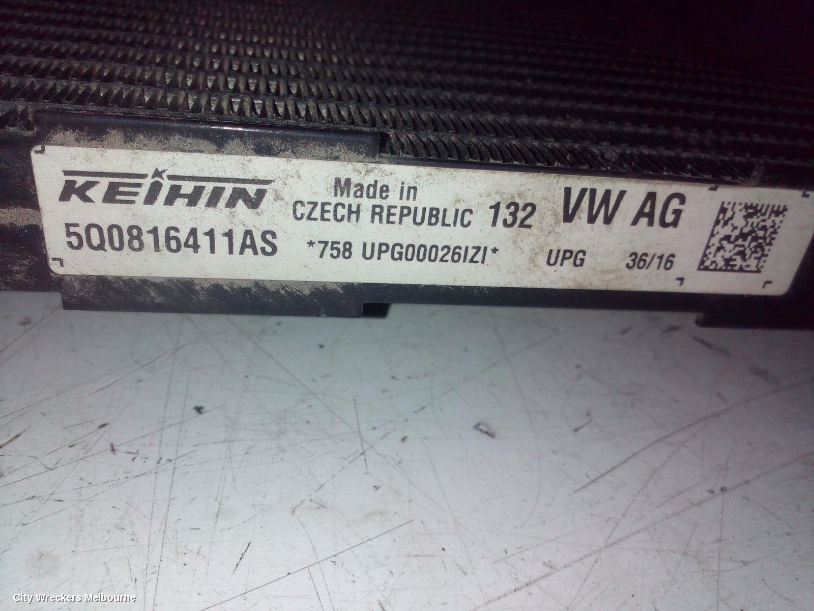 AUDI A3 A/C CONDENSER, 8V, A3, KEIHIN BRAND, 05/2013 - 10/2020 - Image 3