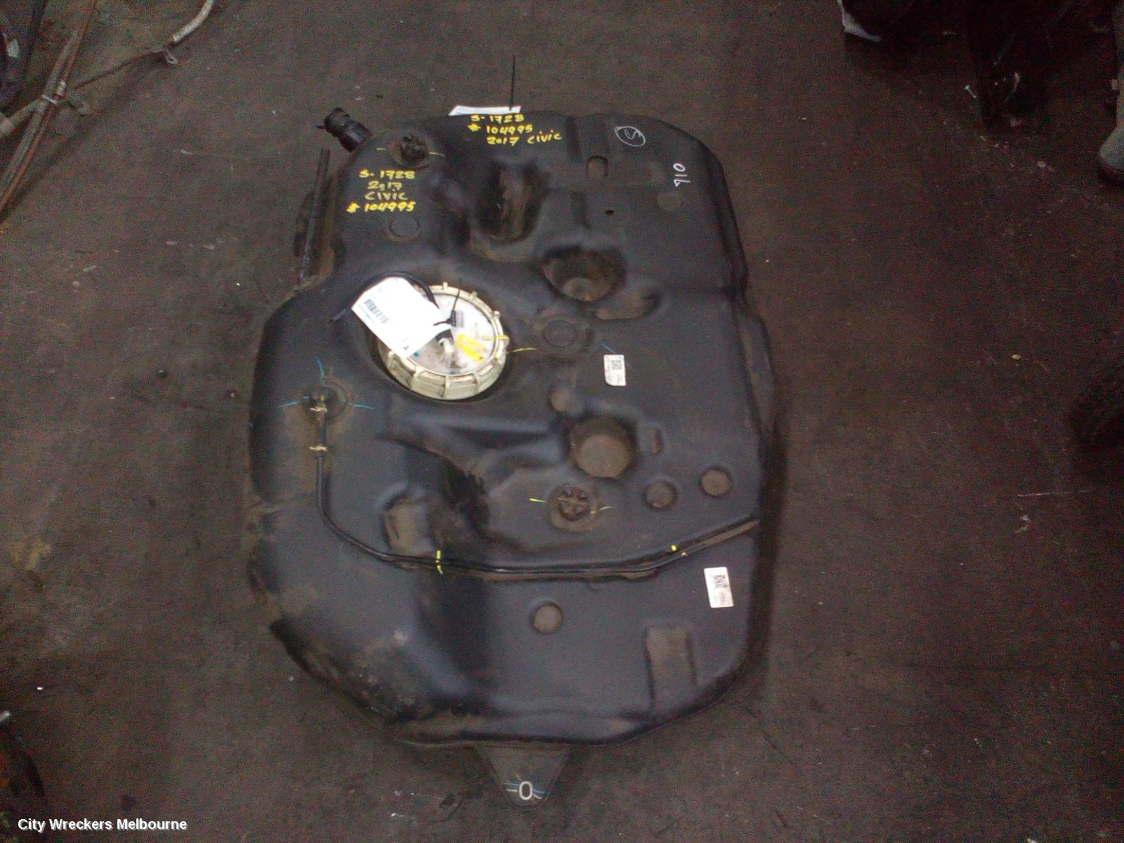 HONDA CIVIC FUEL TANK, 10TH GEN, PETROL, 05/2016 - 08/2021 - Image 1