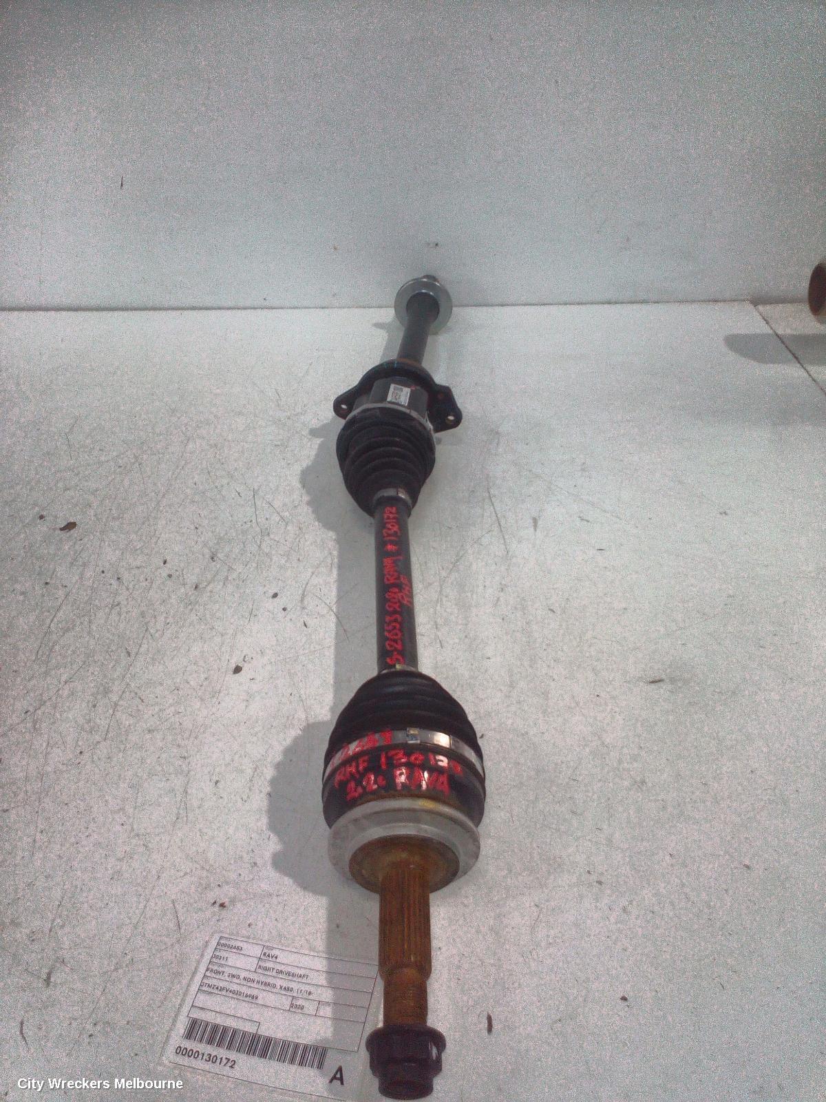 TOYOTA RAV4 RIGHT DRIVESHAFT, FRONT, 2WD, NON HYBRID, XA50, 11/2018 ONWARDS - Image 2