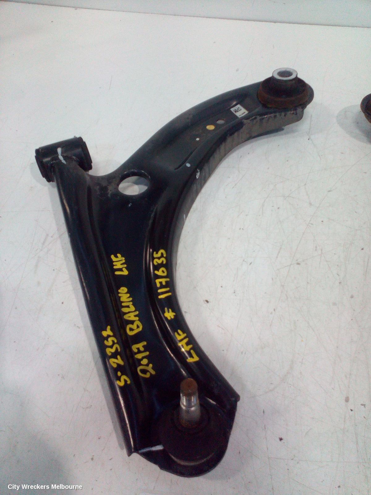 SUZUKI BALENO LEFT FRONT LOWER CONTROL ARM, EW, 04/2016 - 12/2022 - Image 1