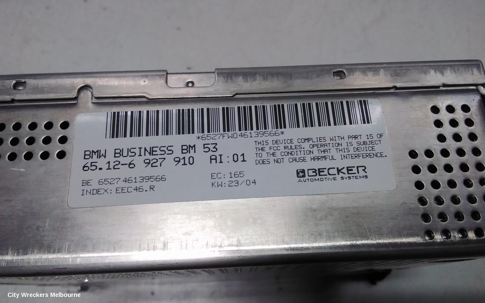 BMW 3 SERIES RADIO/CD/DVD/SAT/TV, BM53 RADIO MODULE IN BOOT, FLAT PIN TYPE, E46, 09/2001 - 07/2006 - Image 3