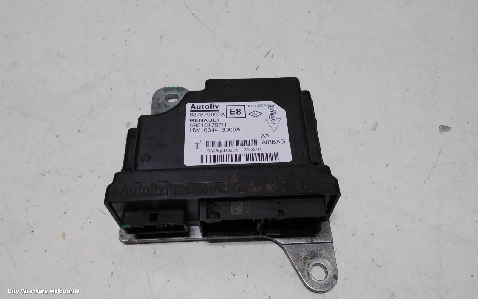 RENAULT KALEOS AIRBAG MODULE/SENSOR, MODULE, XZG, 05/2016 ONWARDS - Image 1