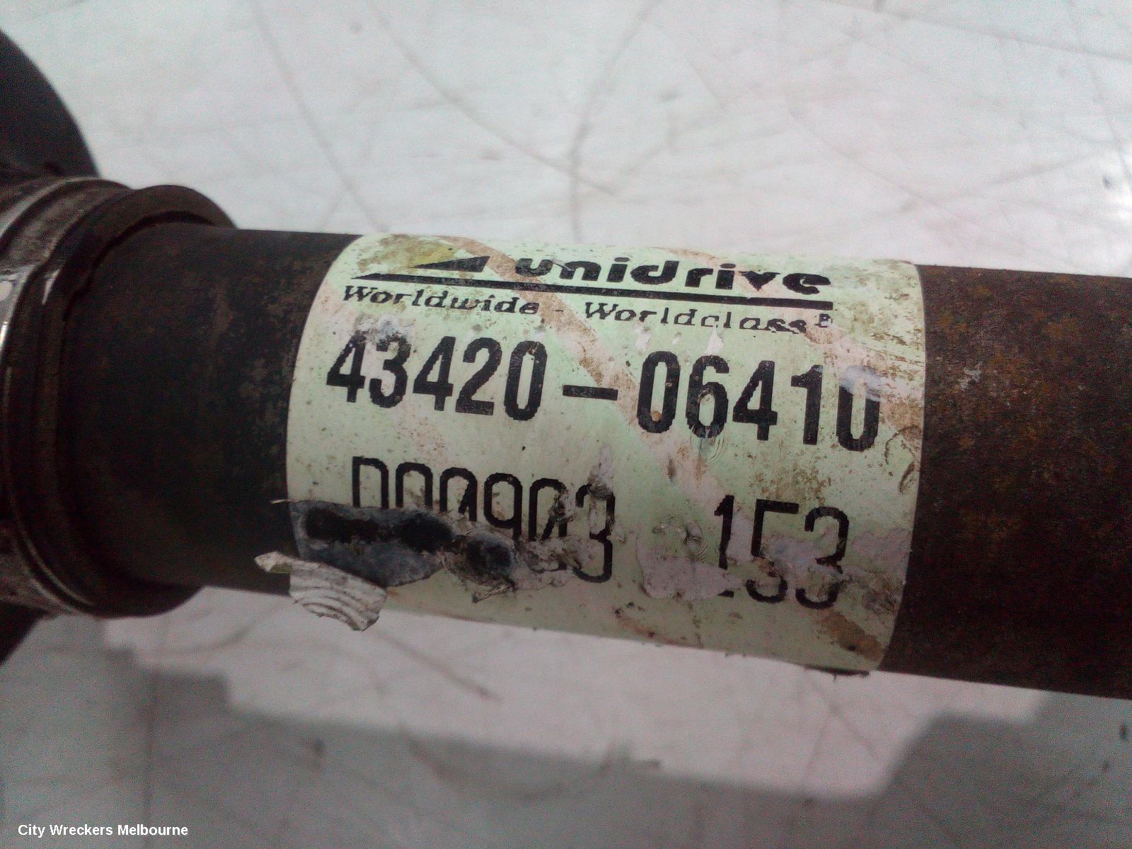 TOYOTA CAMRY LEFT DRIVESHAFT, SK36, 2.4, 2AZ-FE, ABS TYPE, 08/2002 - 05/2006 - Image 3