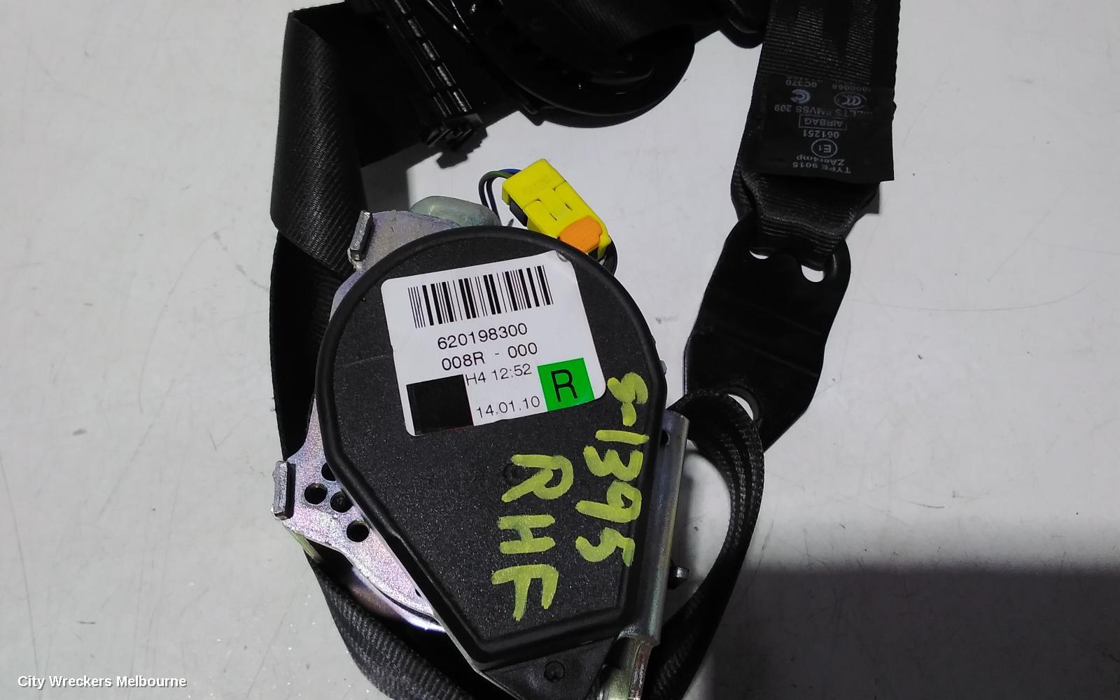 LAND ROVER RANGEROVER EVOQUE SEATBELT/STALK, LH FRONT, SEAT BELT ONLY, 5DR WAGON, STANDARD SEAT TYPE, L538, 11/2011 - 01/2019 - Image 3