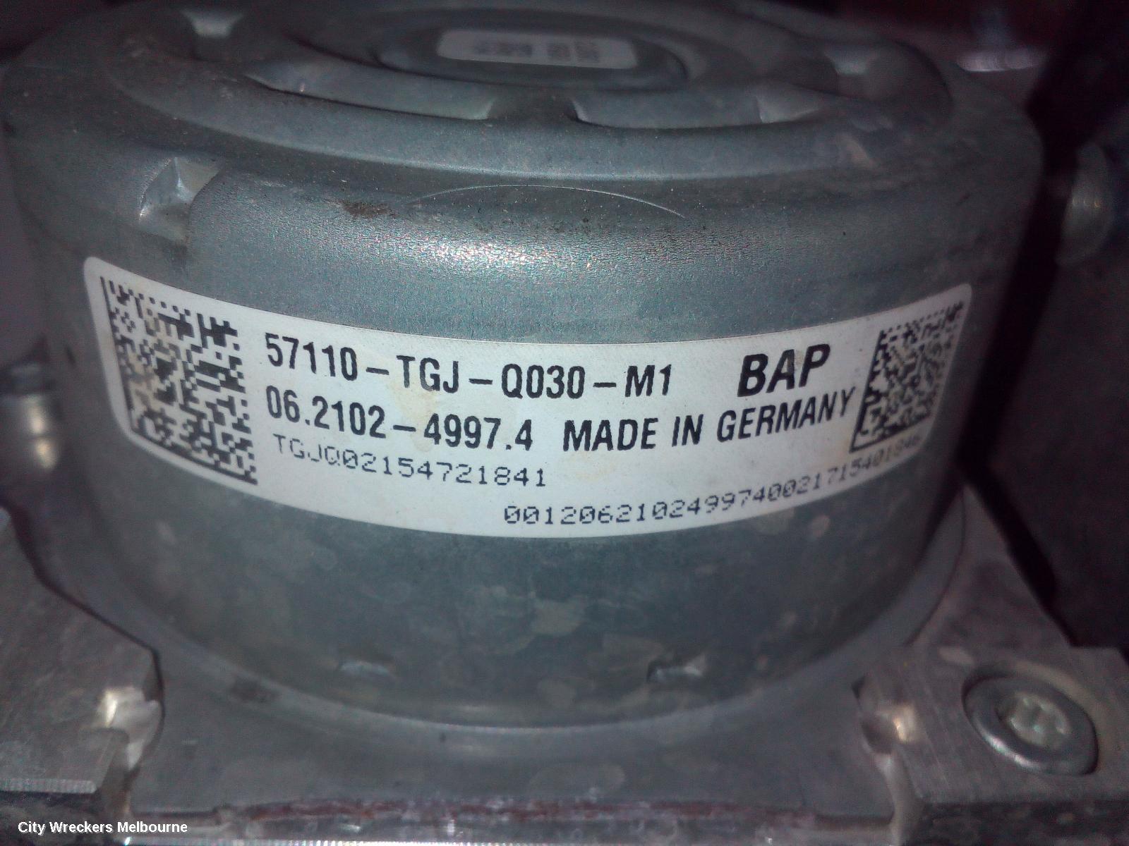 HONDA CIVIC ABS PUMP/MODULATOR, 10TH GEN, 05/2016 - 08/2021 - Image 3