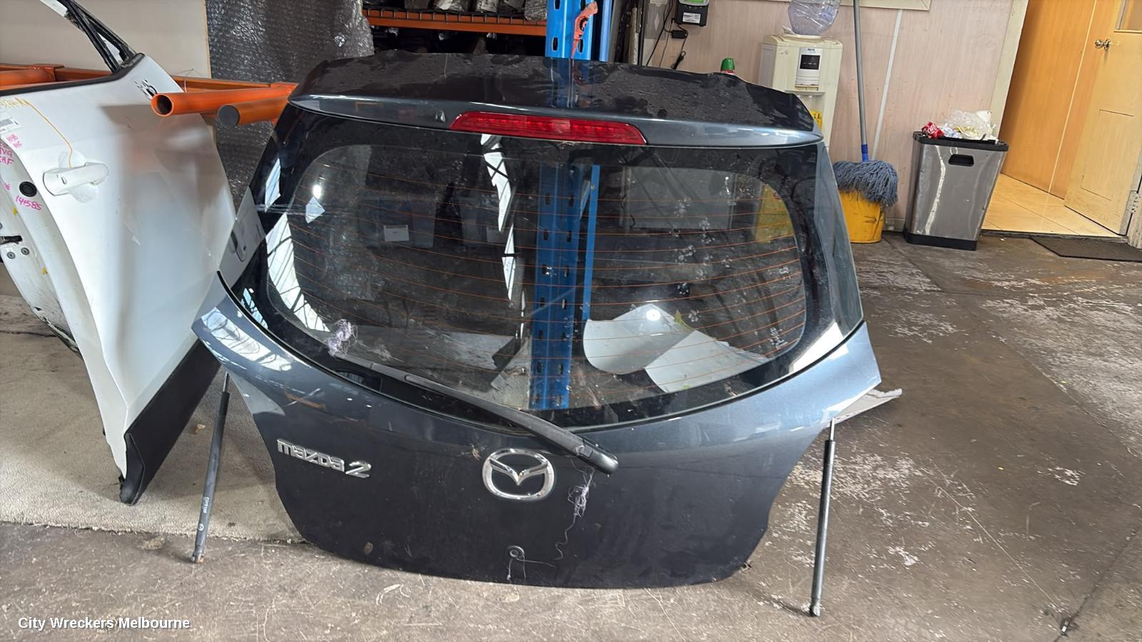 MAZDA 2 BOOTLID/TAILGATE, TAILGATE, DE SERIES, 3DR/5DR HATCH, NON SPOILER TYPE, 09/2007 - 09/2014 - Image 1