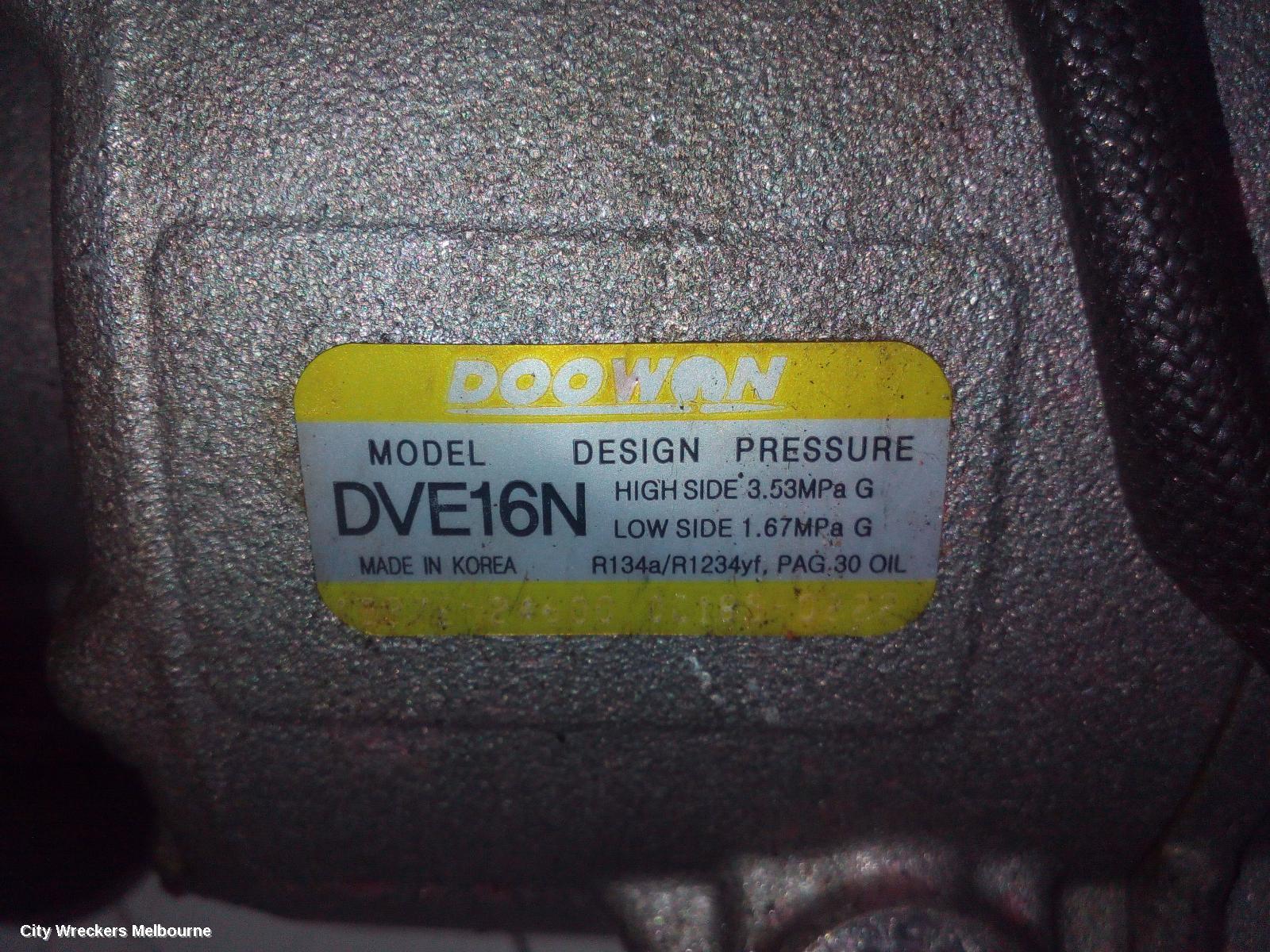 HYUNDAI TUCSON A/C COMPRESSOR, TL, 2.0, G4NC, PETROL, 06/2018 - 01/2021 - Image 2