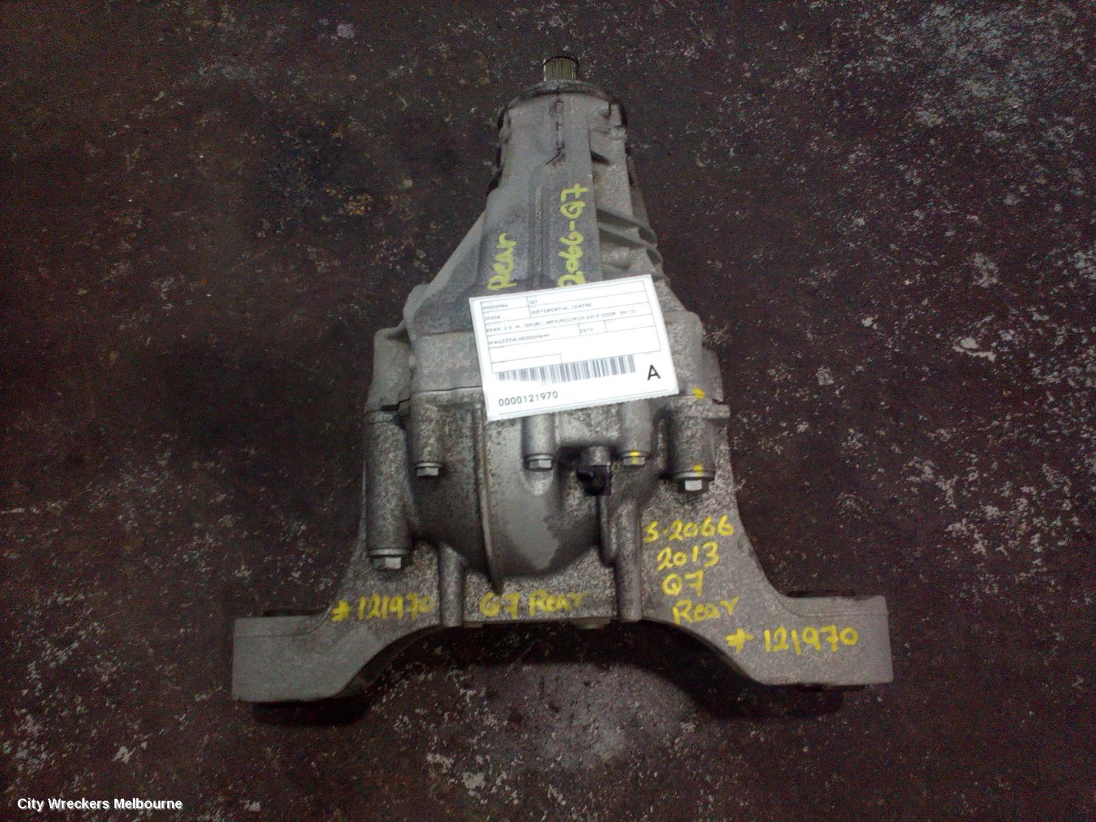 AUDI Q7 DIFFERENTIAL CENTRE, REAR, 3.0, 4L, DIESEL, MEX/RCJ/RCH AXLE CODE, 09/2010 - 08/2015 - Image 2