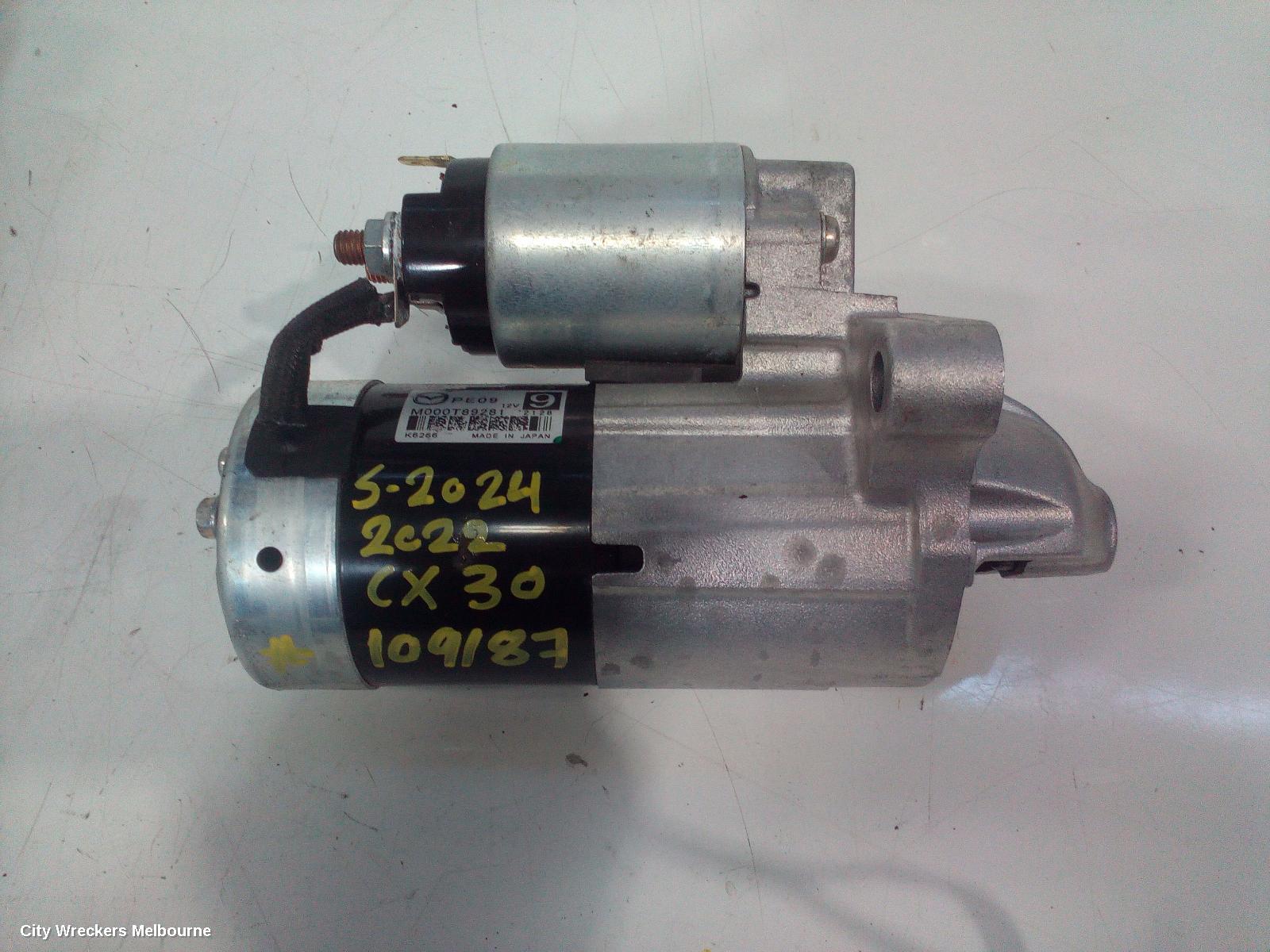 MAZDA CX30 STARTER, PETROL, 2.5, PY, DM, 10/2019 ONWARDS - Image 2
