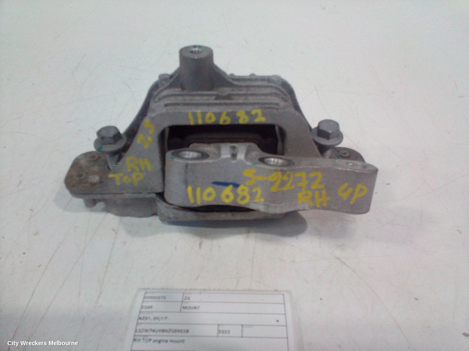 MG ZS MOUNT, ENGINE MOUNT (RH SIDE), PETROL, 1.5, AZS1, 09/2017 ONWARDS - Image 1