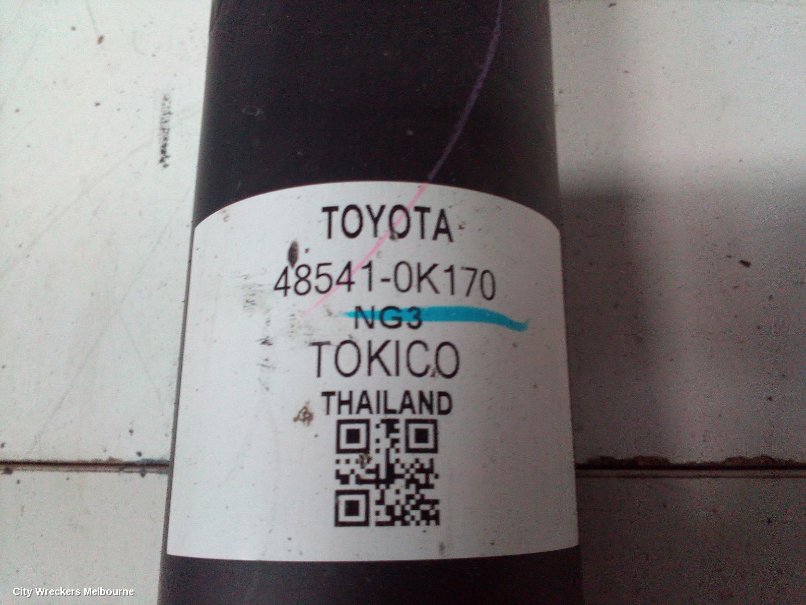 TOYOTA HILUX RIGHT REAR STRUT, ***USE SHOCK ABSORBER PART TYPE*** - Image 1